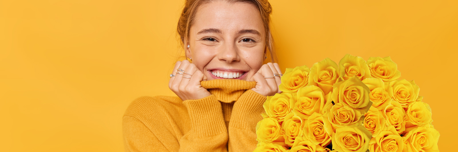 Envia Flores amarillas